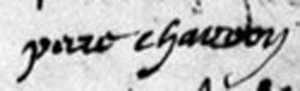 signature de Pierre Charron